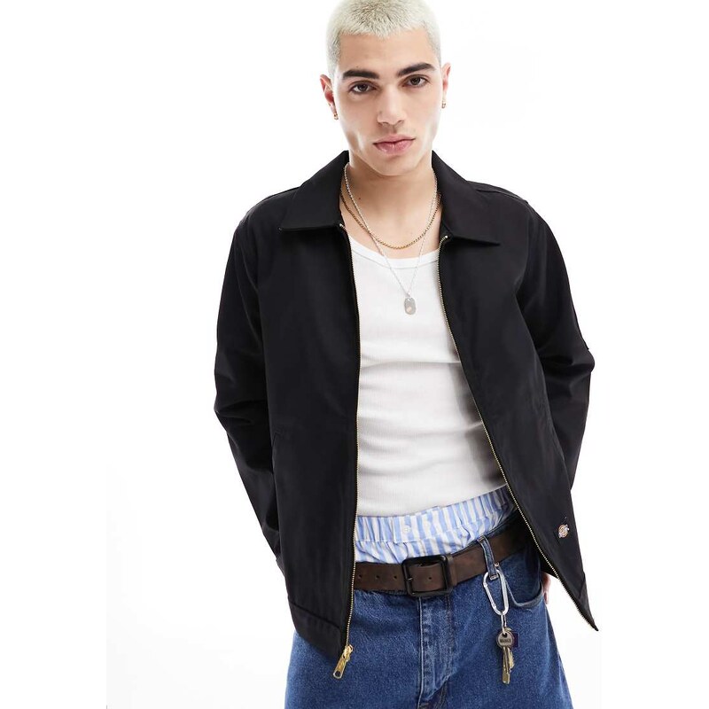 Dickies unlined eisenhower jacket in black