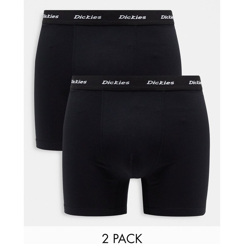 Dickies 2 pack trunk boxers in black multipack