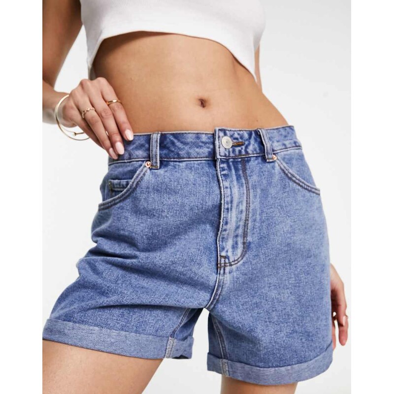 Vero Moda denim short in medium blue 113392452