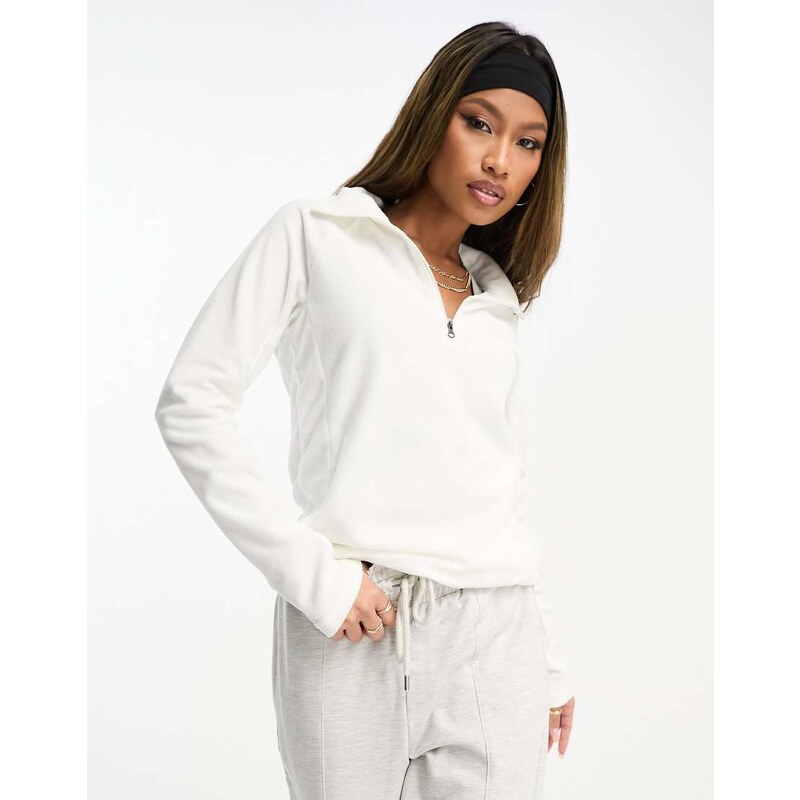 Columbia Glacial IV half zip fleece in cream-White 104040673