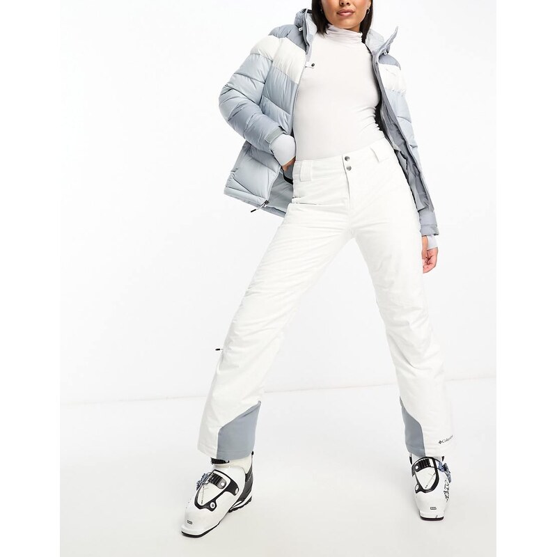 Columbia Bugaboo ski trousers in white 100058007