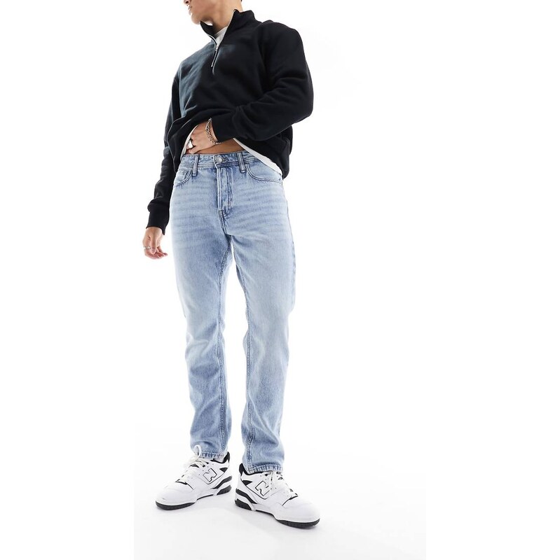 Jack & Jones Essentials Chris straight jean light wash blue