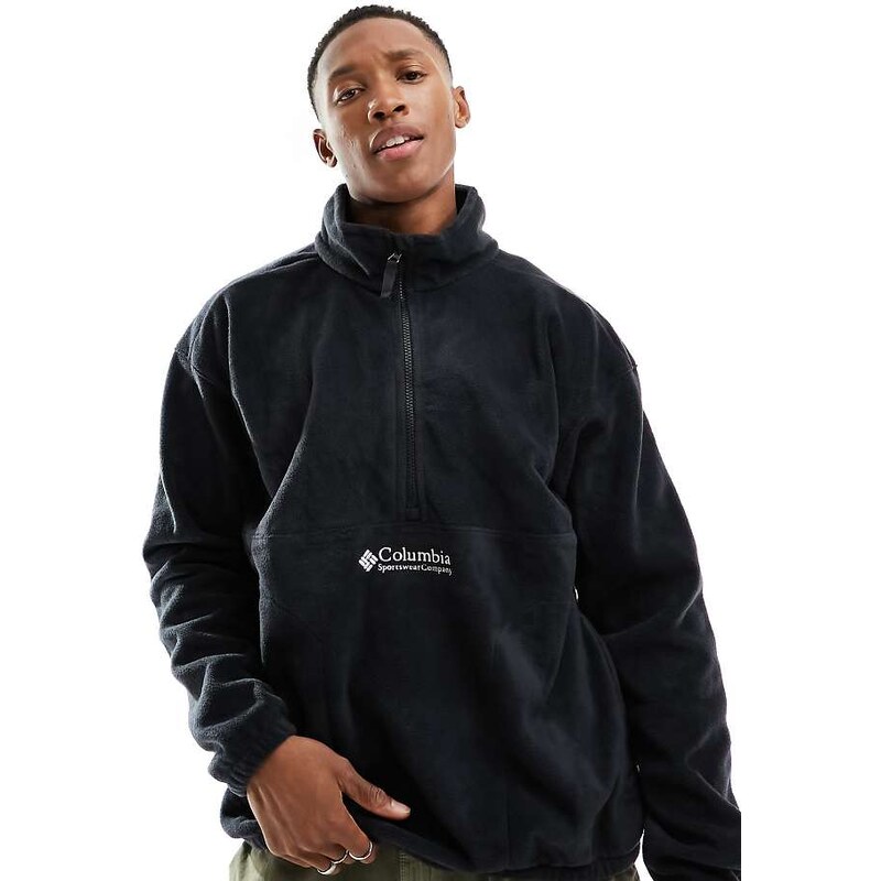 Columbia Bent Bough 1/2 zip fleece in black 100233608