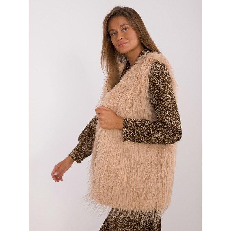 Wool Fashion Italia Vest-AT-KZ-2349-1.49-camel