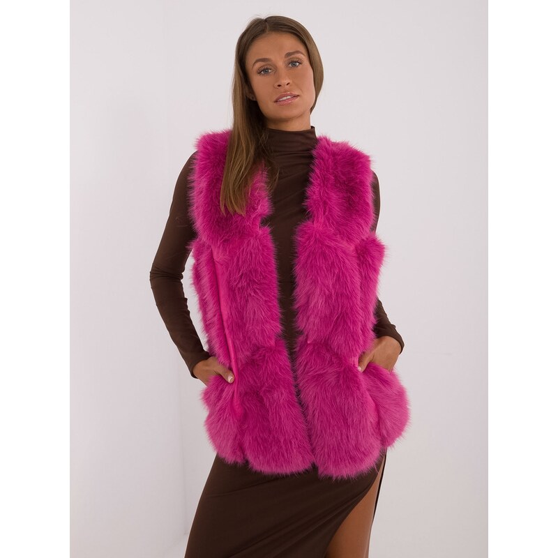 Wool Fashion Italia Vest-AT-KZ-2375.00P-fuchsia 107006010