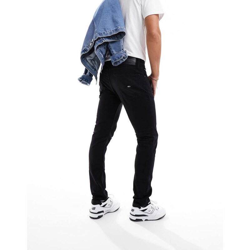 Tommy Jeans austin slim tapered jeans in washed black