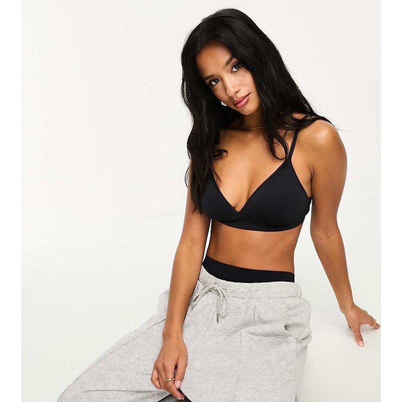Lindex Petite seamless non wired lightly padded bra in black 100060182