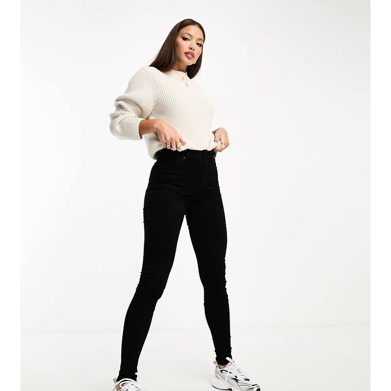 Vero Moda Tall skinny jeans in black 100061698