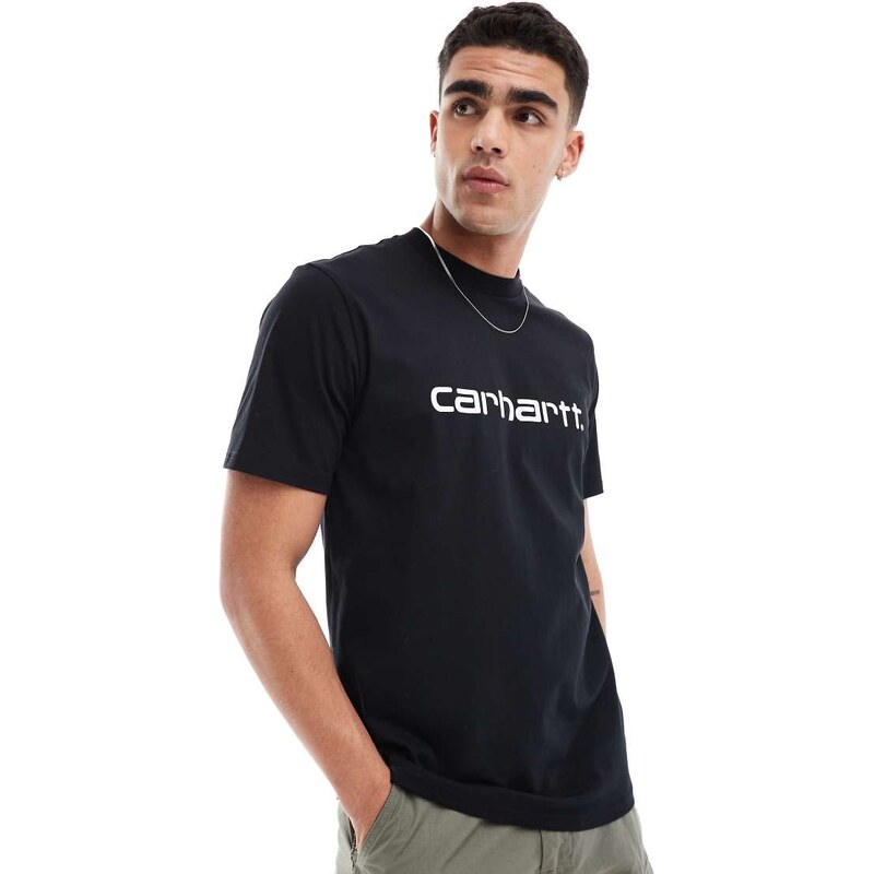 Carhartt WIP script t-shirt in black