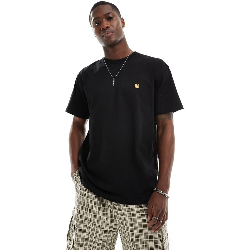Carhartt WIP chase t-shirt in black