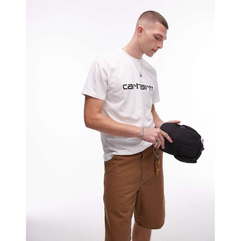 Carhartt WIP script t-shirt in white