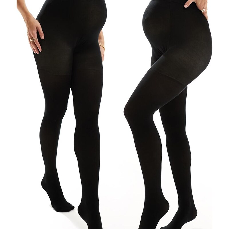 Mama.licious Mamalicious Maternity 2 pack 200 denier tights