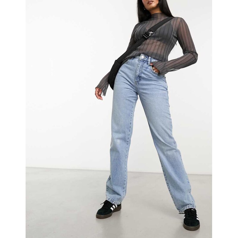 Cotton On straight leg jeans in blue 105389829