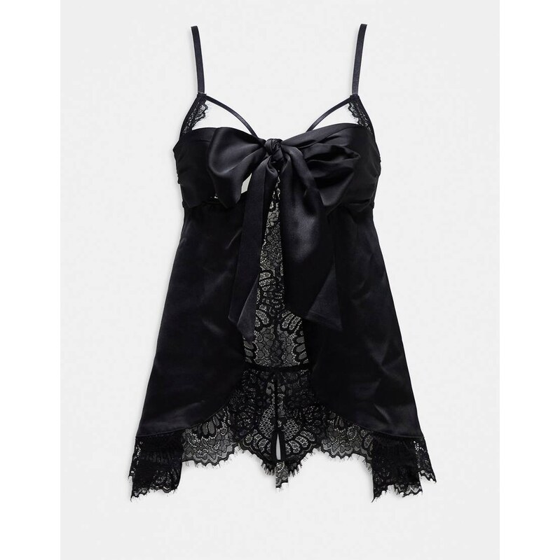 Ann Summers unwrap me babydoll set with crotchless thong in