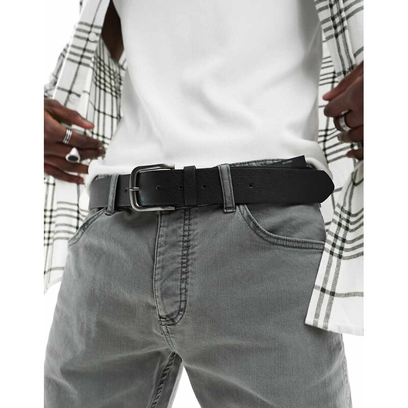 New Look belt in black