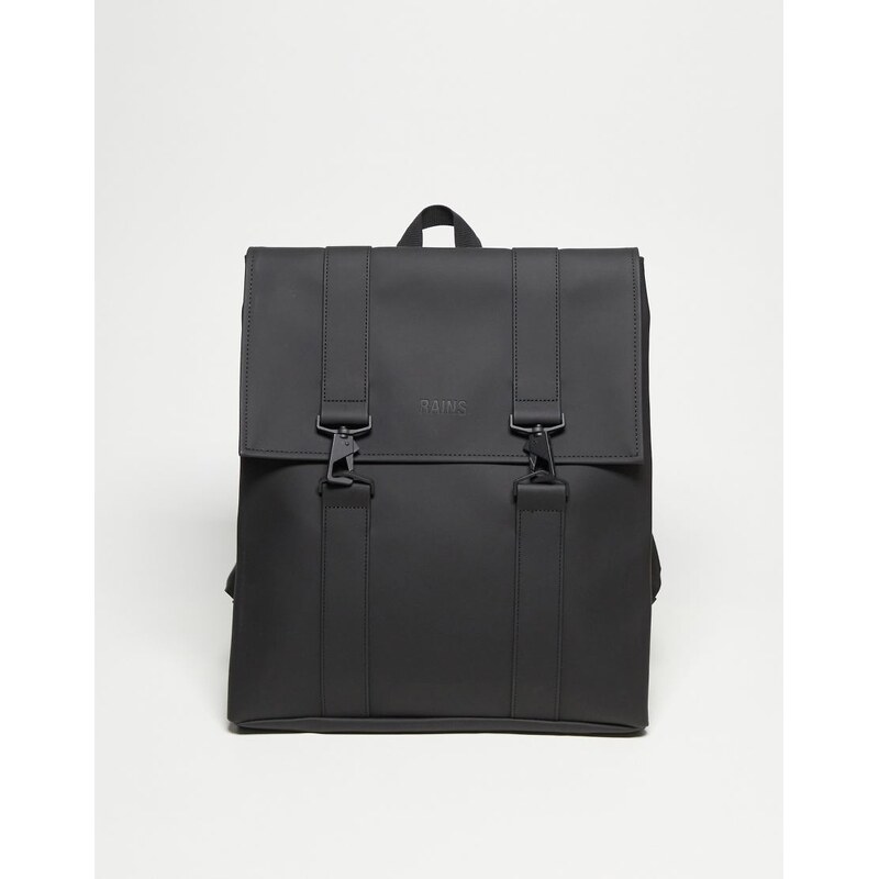 Rains 13300 MSN unisex waterproof large backpack in black