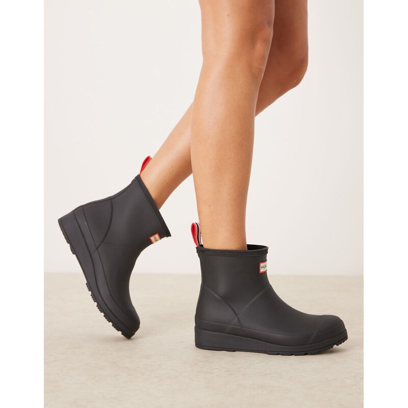 Hunter Play wellington boots in black