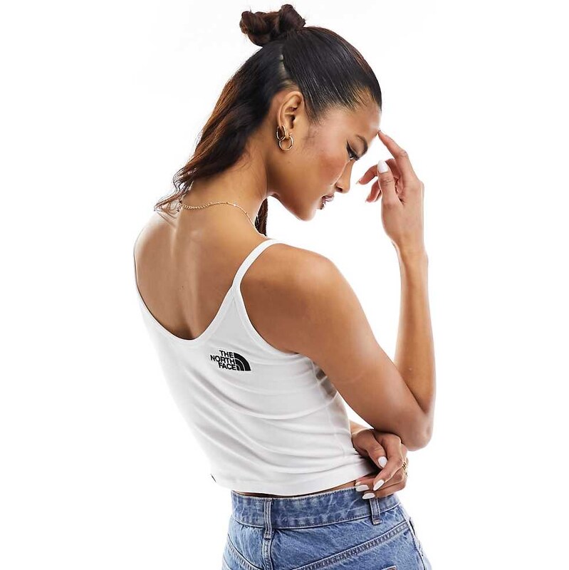 The North Face cropped tank top in white Exclusive at ASOS 114587718
