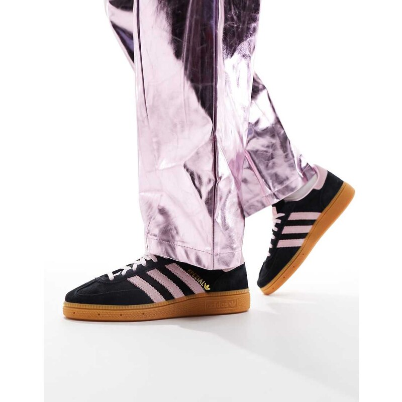 adidas Originals Handball Spezial trainers in black and pink