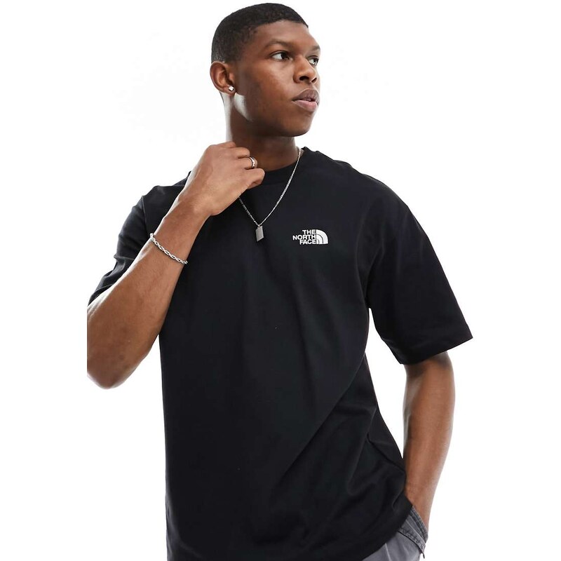 The North Face Simple Dome logo oversized t-shirt in black