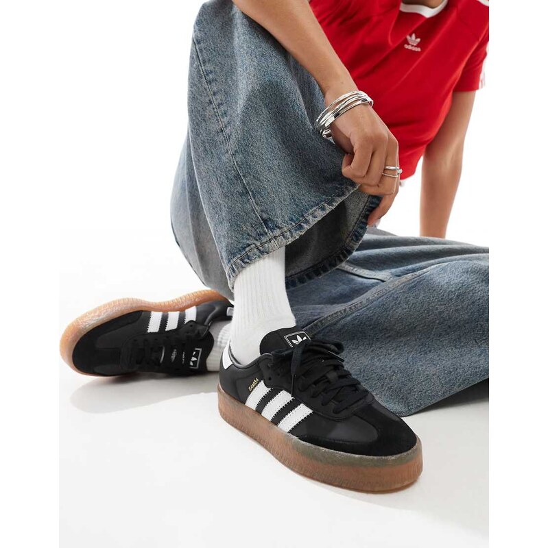 adidas Originals Sambae trainers in black