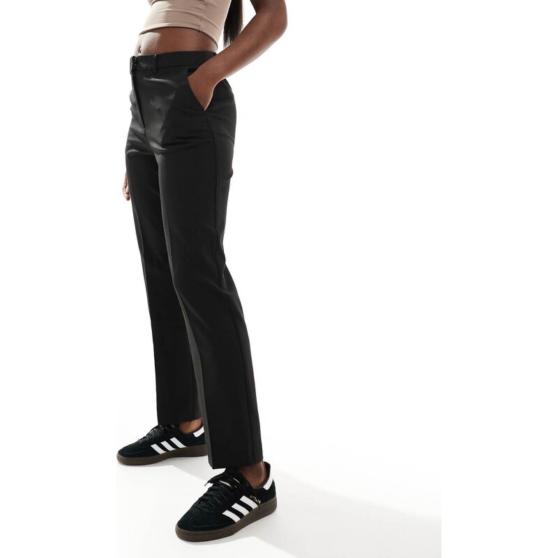 Miss Selfridge slim leg full length trouser in black 115544418
