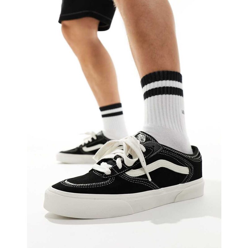 Vans Rowley Classic trainers in black and white