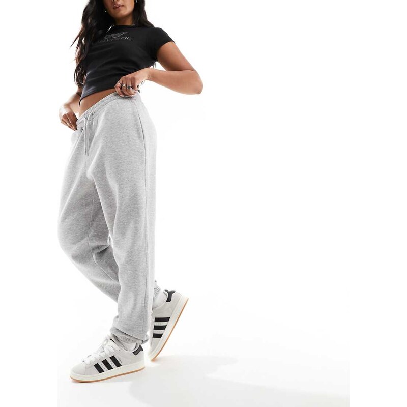 Monki joggers with cuffed hem in grey melange 113259903