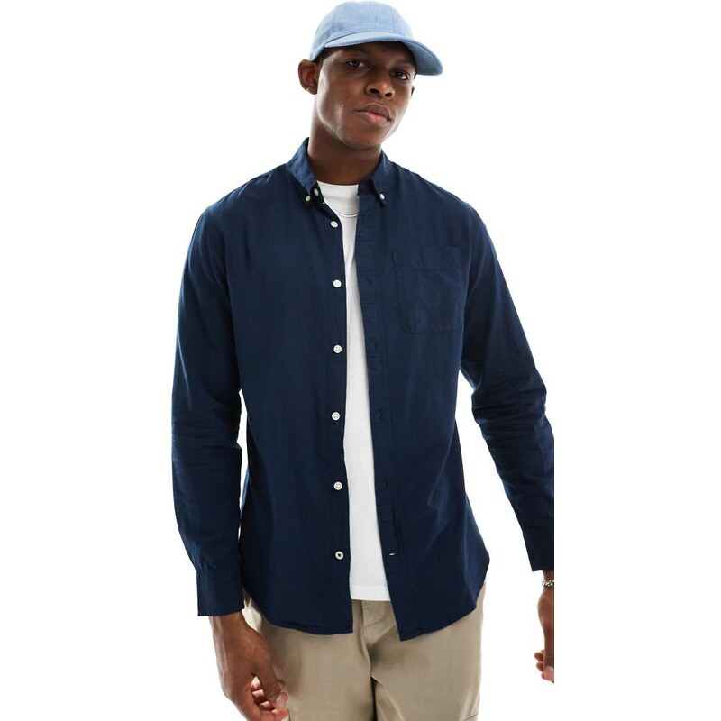 Jack & Jones oxford shirt in navy