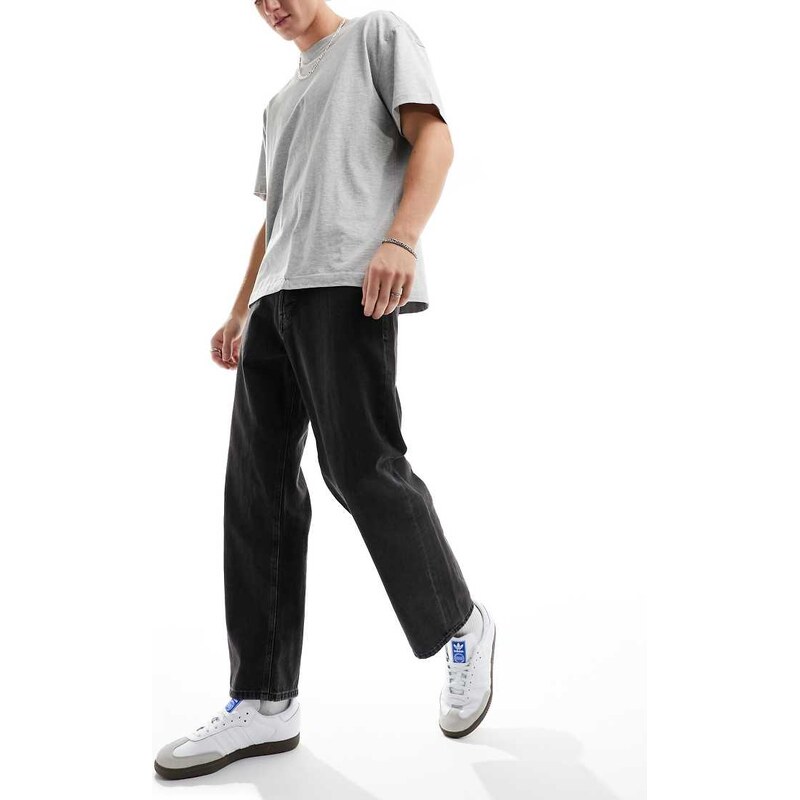 Jack & Jones Alex baggy jeans in black