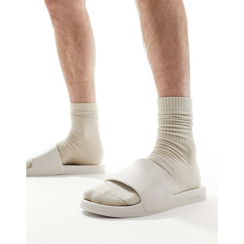 Jack & Jones slider in white