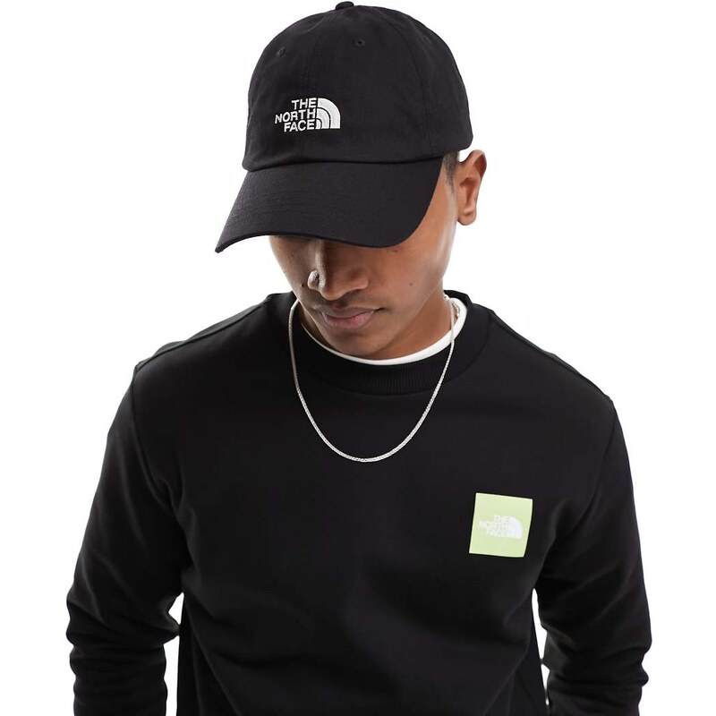 The North Face Half Dome logo baseball cap in black