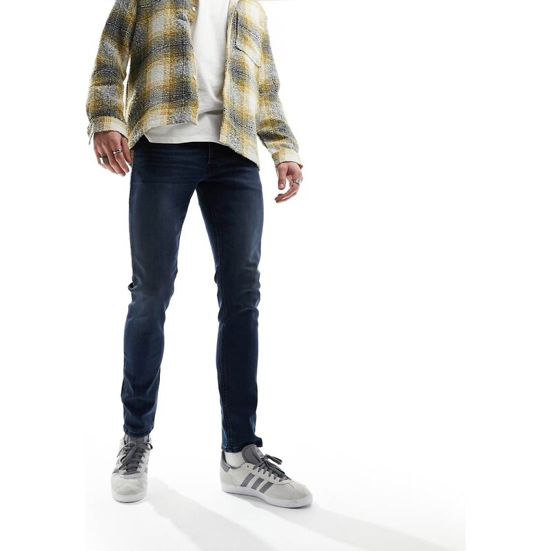 Jack & Jones Glenn slim jean in dark blue wash