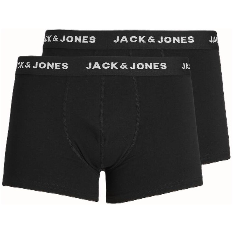 Jack & Jones 2 pack trunks in black