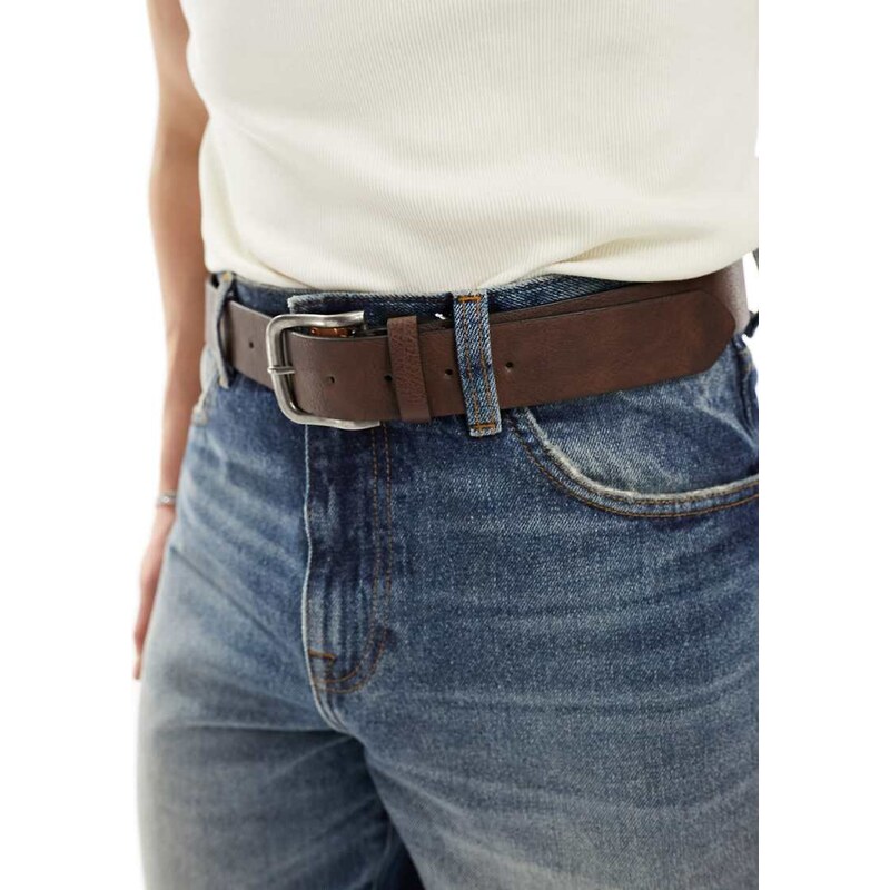 New Look belt in tan-Brown