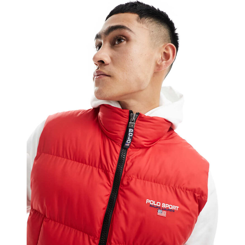 Polo Ralph Lauren Sport Capsule gilet in red
