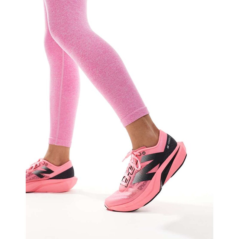 New Balance FuelCell Rebel running trainers in pink