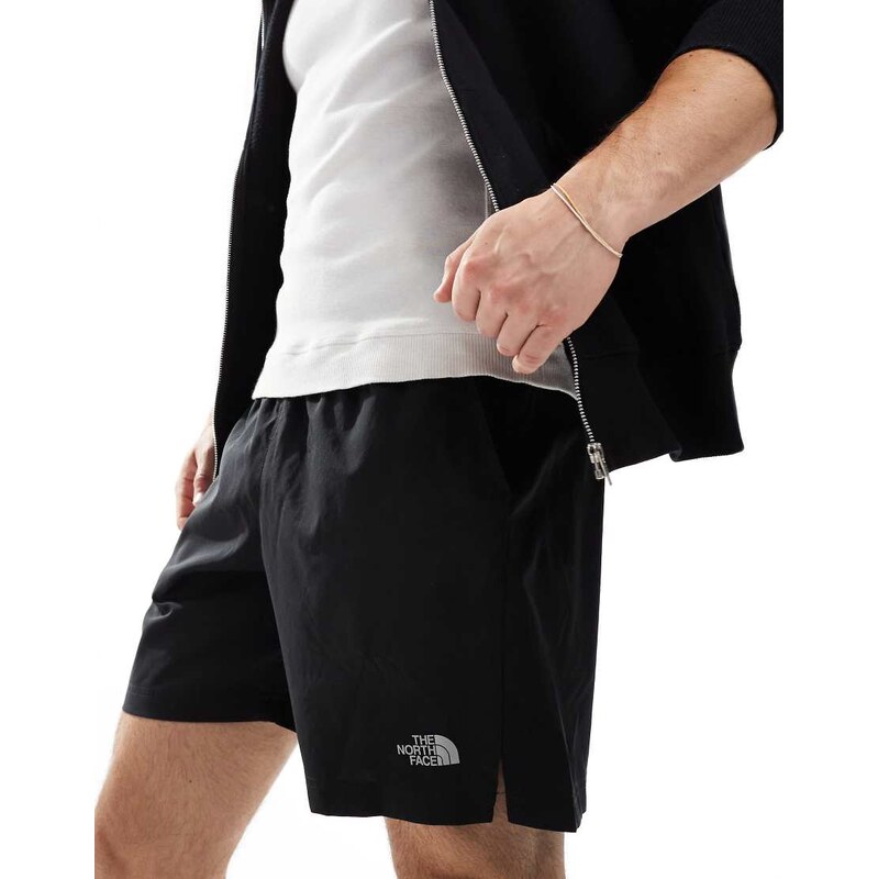 The North Face 24/7 logo shorts in black