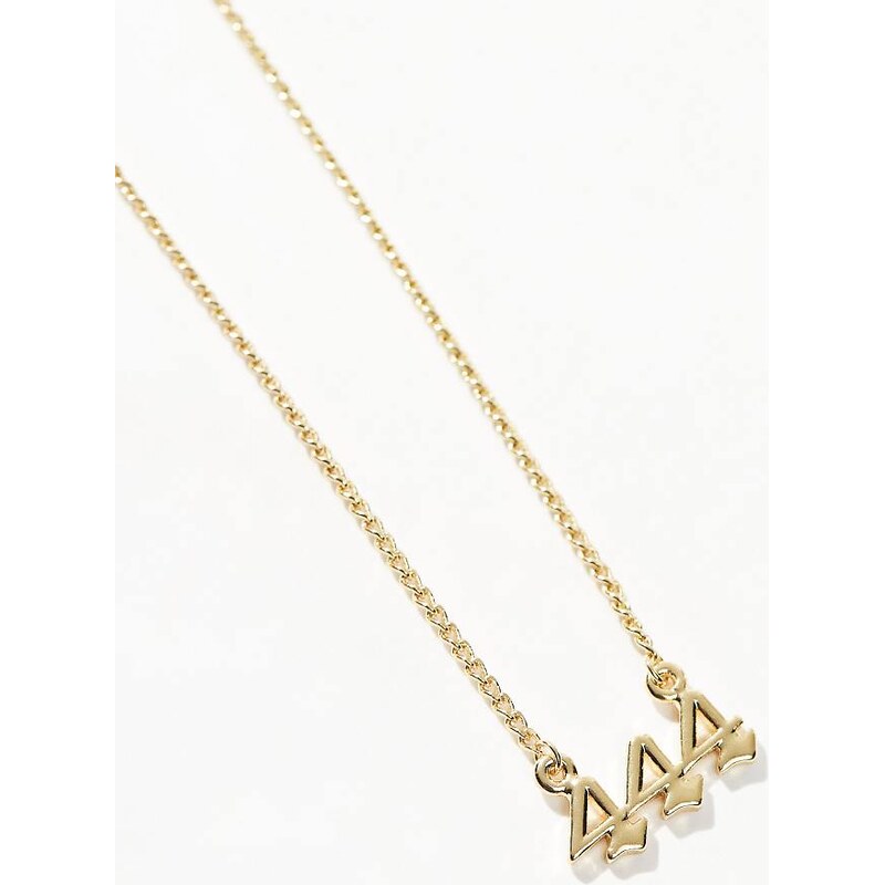Pieces 444 angel number necklace in gold 100114916