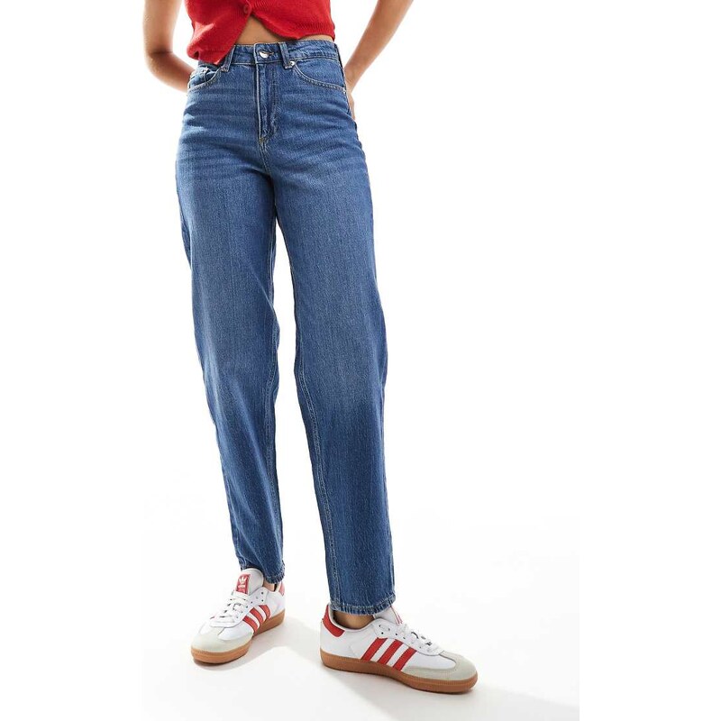 Vero Moda Tessa mom jeans in medium blue denim 100131881