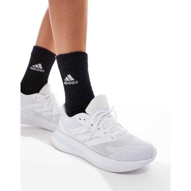 adidas performance adidas Running Runfalcon trainers in white 100132669