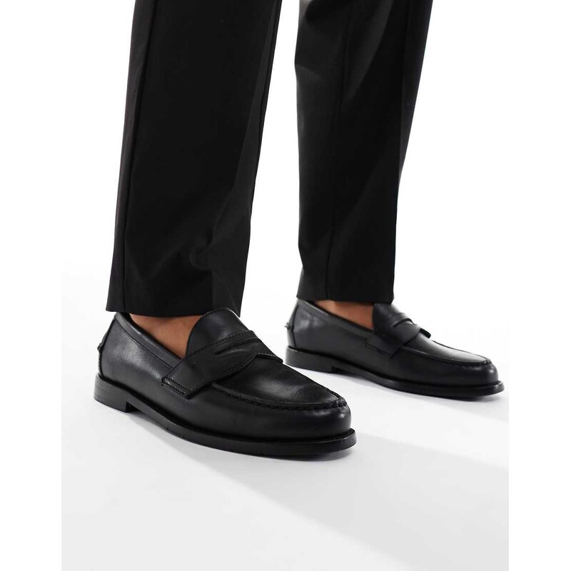 Polo Ralph Lauren Alston leather loafer in black