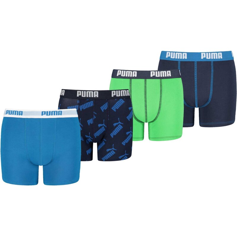 PUMA Spodní prádlo modrá / zelená / bílá