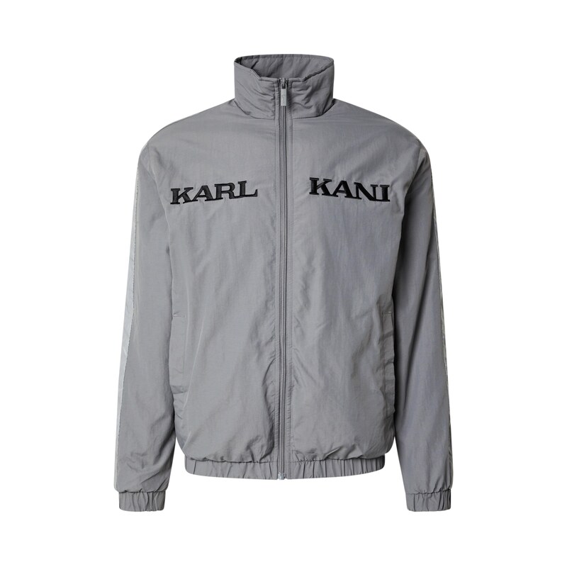 Karl Kani Přechodná bunda čedičová šedá / černá