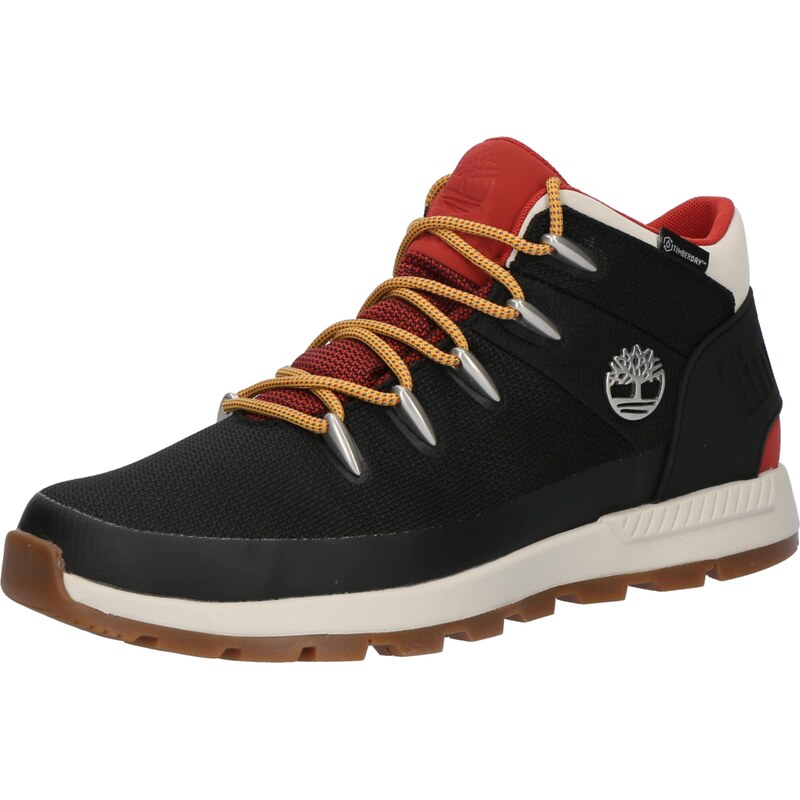 TIMBERLAND Šněrovací boty Sprint Trekker červený melír / černá /