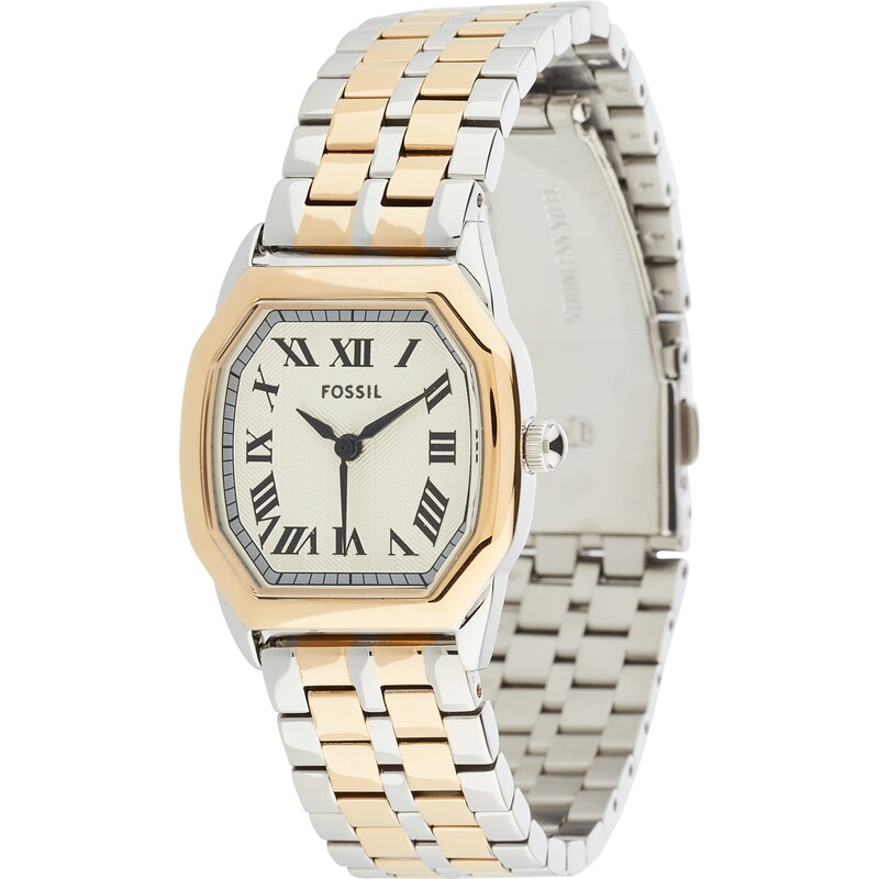 FOSSIL Analogové hodinky Harlow zlatá / stříbrná 109569475
