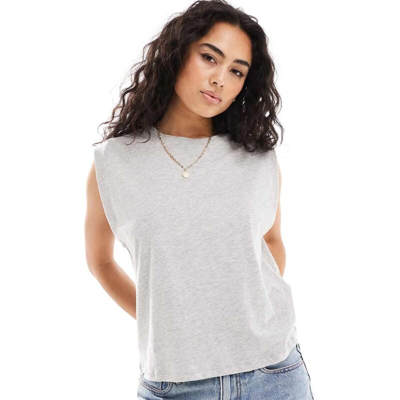 Vero Moda vest top in grey 100165405