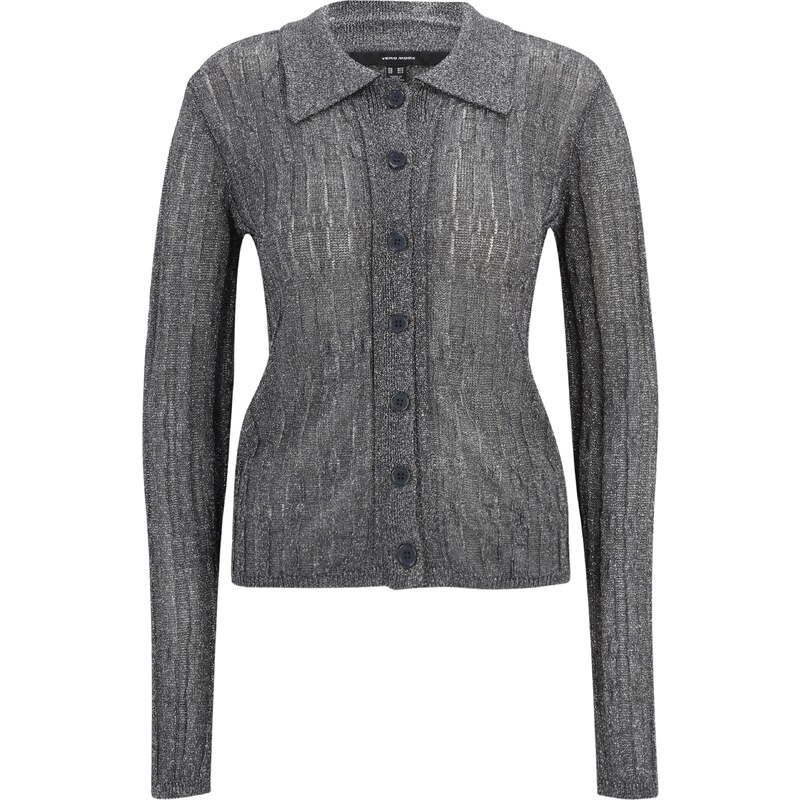 Vero Moda Tall Kardigan MILES tmavě šedá