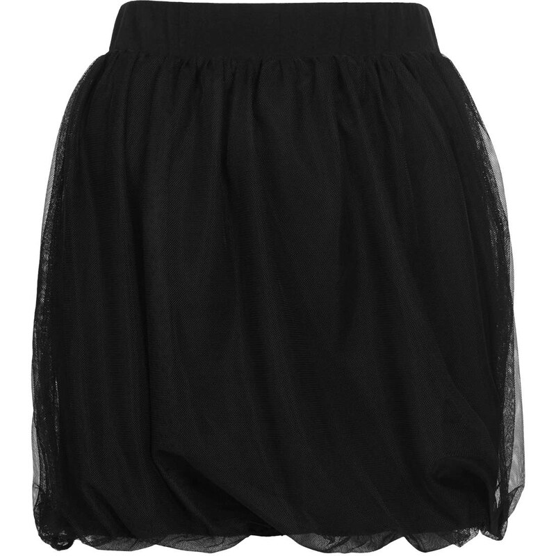 Topshop Twist Hem Tulle Mini Skirt