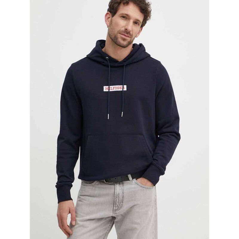 Tommy Hilfiger pánská tmavě modrá mikina
